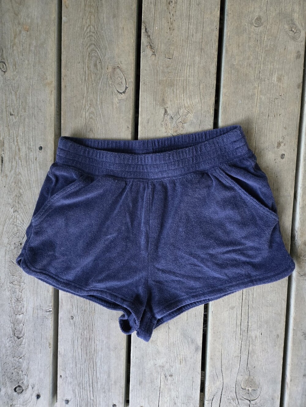 Offline By Aerie Soft Blue Plush Shorts W/ Pockets Size Small In Great Condition